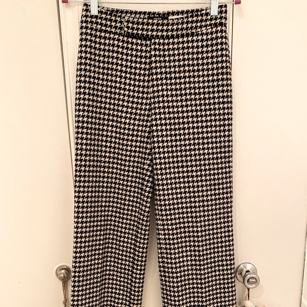 Wool Houndstooth Pants